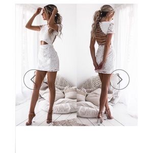 Two Sisters and Born to Be Chic Shay Lace Dress